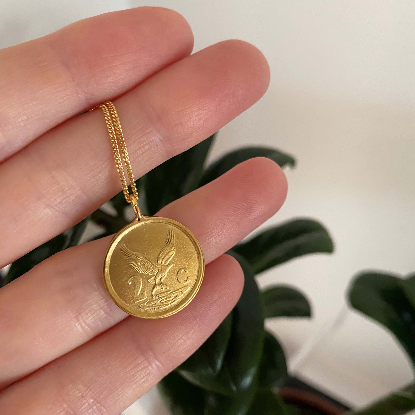 Golden Eagle Neckalce from South-Africa